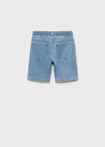 Bermuda Comfy Tejano Medio Talla 06 Niños Mango