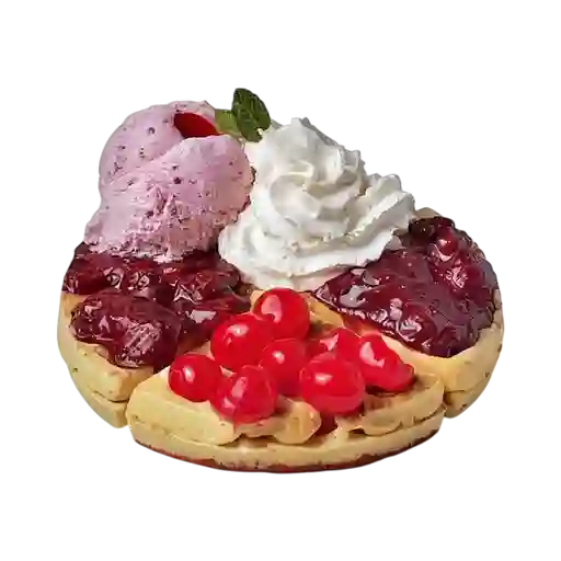 Waffle de Frutos Rojos