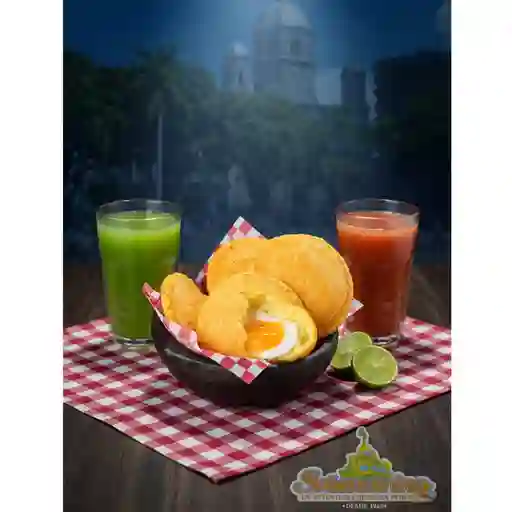 Combo 4 arepas de huevo