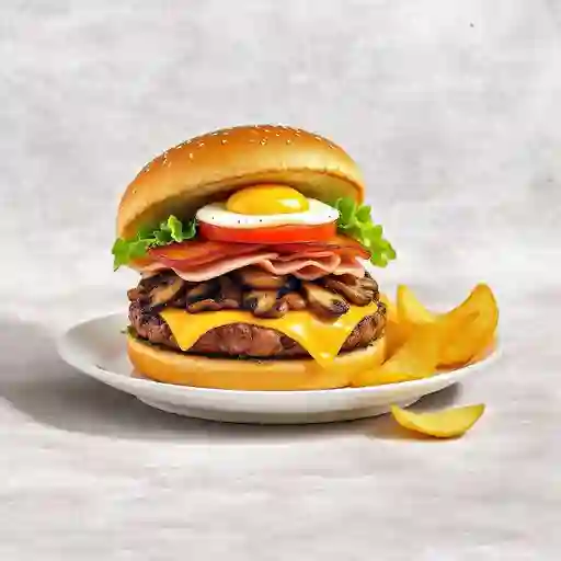 Hamburguesa Doblecarne Mixta