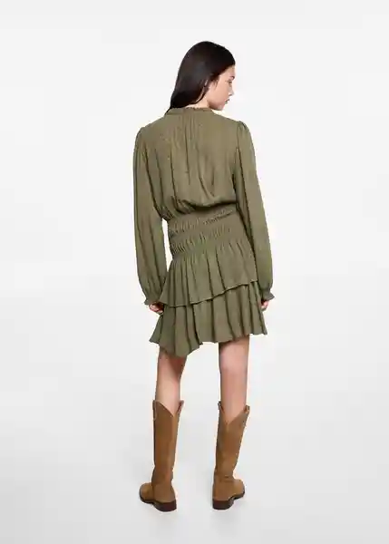 Vestido Khaki Khaki Talla 22 Teen Niñas Mango