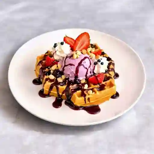 Waffle Frutos del Bosque