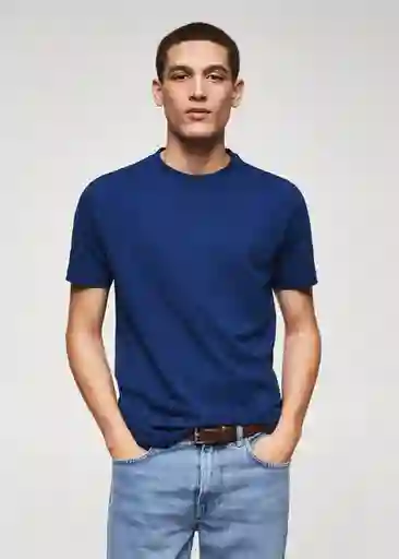 Camiseta Cherlo Índigo Talla XXL Hombre Mango