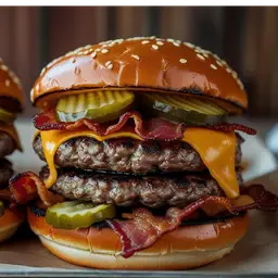 Hamburguesa exotic elevada