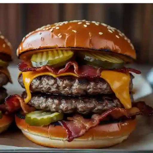 Hamburguesa exotic elevada