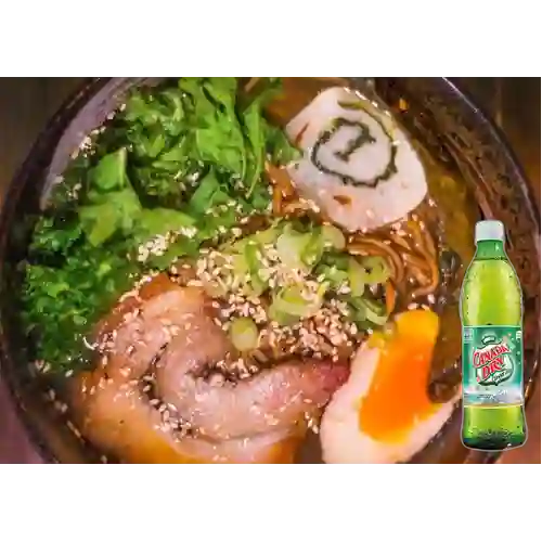 Combo Ramen Tradicional + Canada Dry Ginger Ale 300 ml