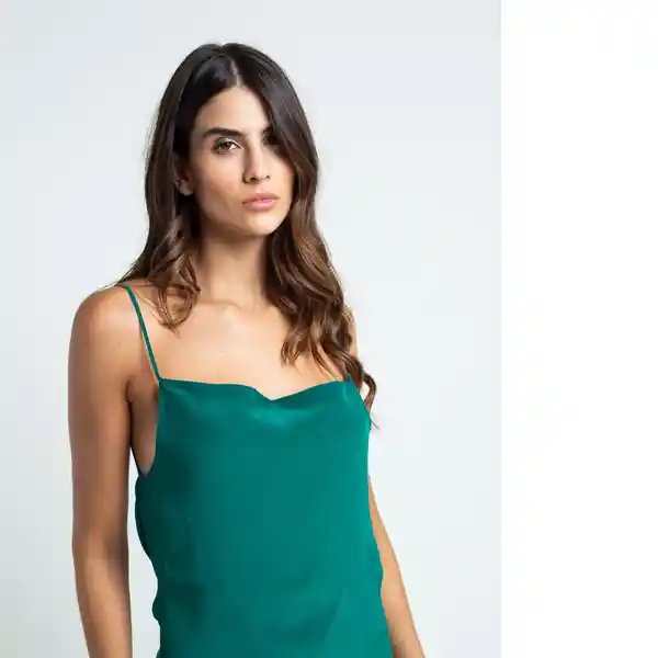 Vestido Mujer Blue Verde Perenne Ultra Oscuro Talla S Naf Naf