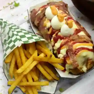 Hot Dog Especial con Papas