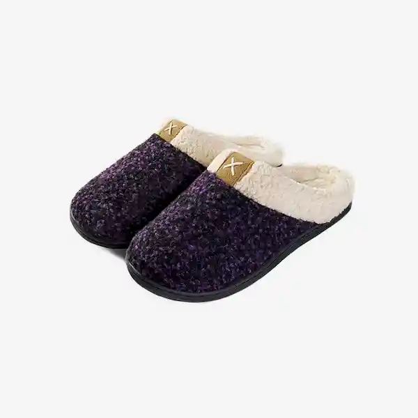 Inkanta Pantuflas Fauxwool Women Morado M