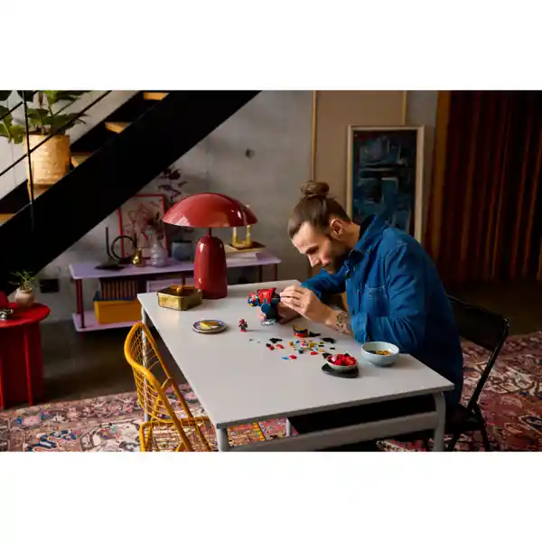 Set Construcción Busto de Iron Spider-Man Lego