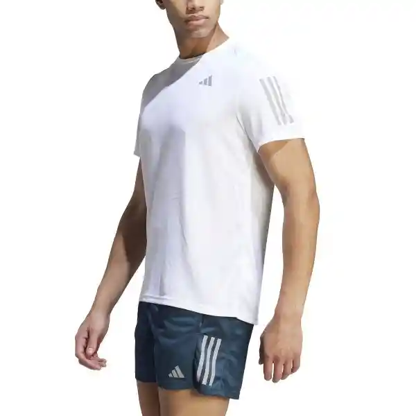 Adidas Camiseta Otr Lc Tee Para Hombre Blanco Talla L