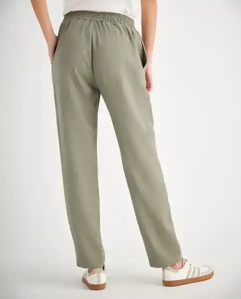 Pantalón Verde Selvoso Oscuro Talla XS 439F008 Esprit