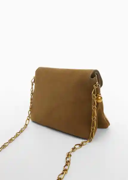 Bolso P Tory Tabaco Talla 99 Mujer Mango