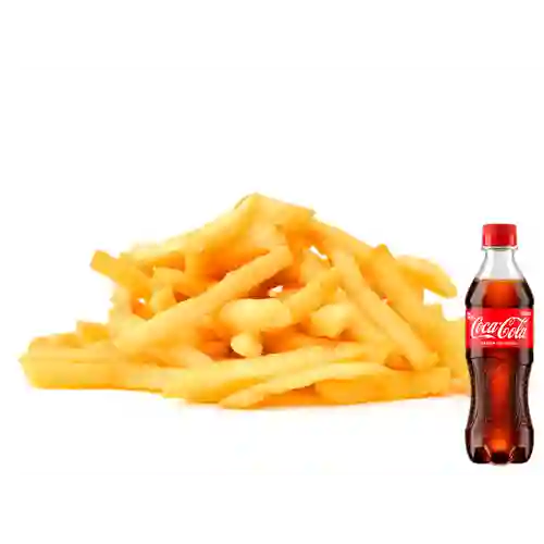 Papas a la Francesa + Coca Cola Original 400 ml
