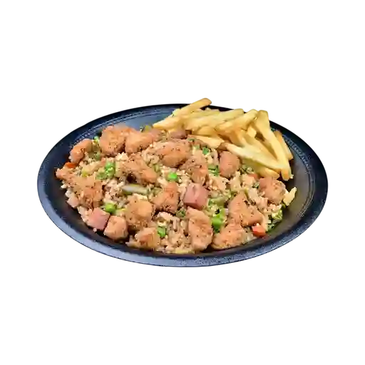 Arroz con Pollo Crocante O Salteado Medio