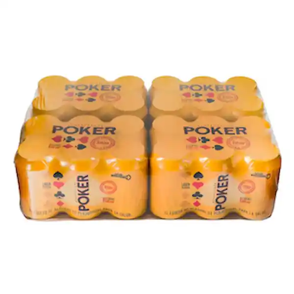 Poker Cerveza Tipo Lager en Lata