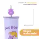 Vaso de Acero Inoxidable Pitillo Care Bears Morado 800 mL Miniso