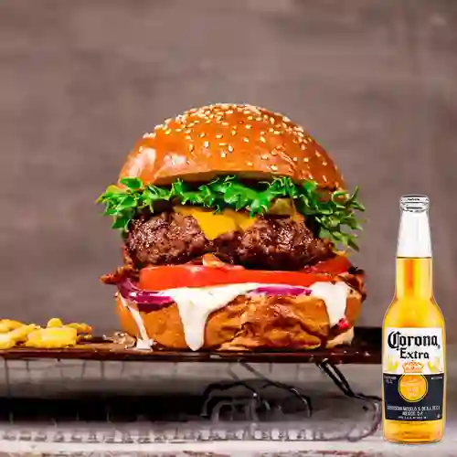 Combo Hamburguesa la Catedral + Corona 330 ml