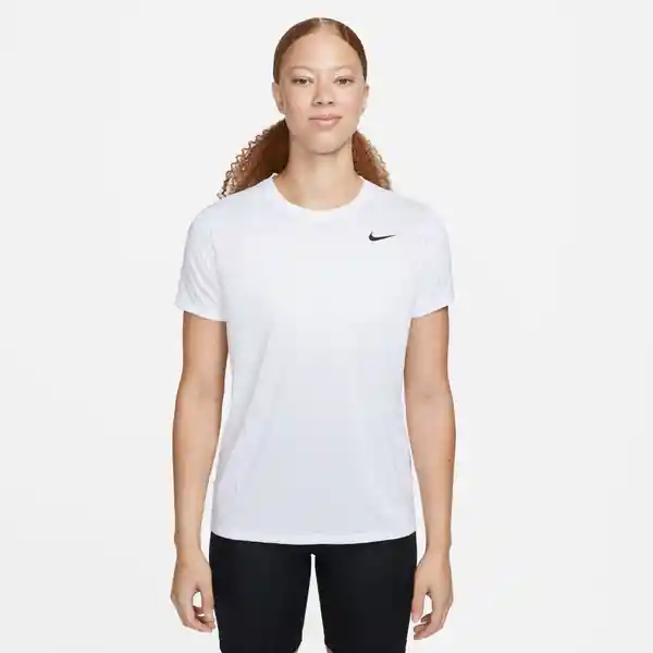 Nike Camiseta W Df Tee Rlgd Lbr Para Mujer Blanco Talla L