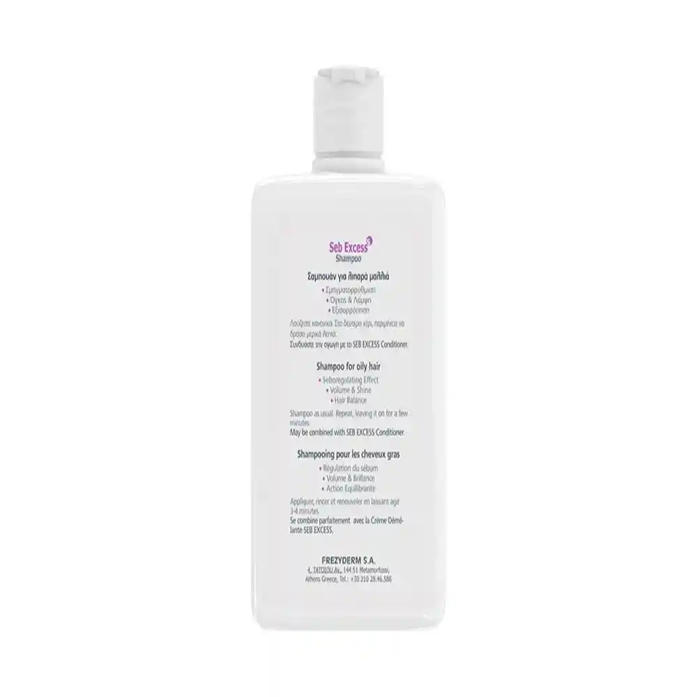 Frezyderm Shampoo Seb Excess Oily Hair