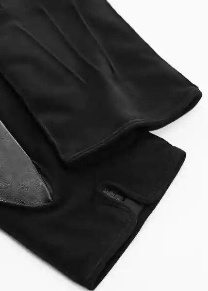 Guantes Suede Negro Talla L Hombre Mango