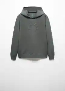 Buzo Sudadera Adaptati Verde Talla M Hombre Mango