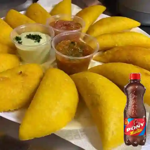 Combo Empanada + Pony Malta 300 ml