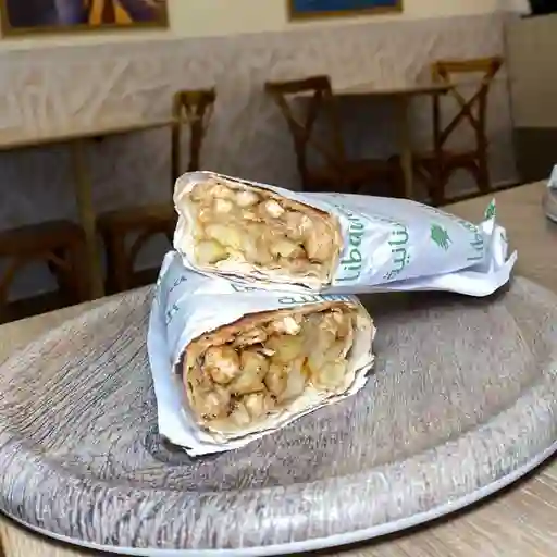 Shawarma libanesa de pollo