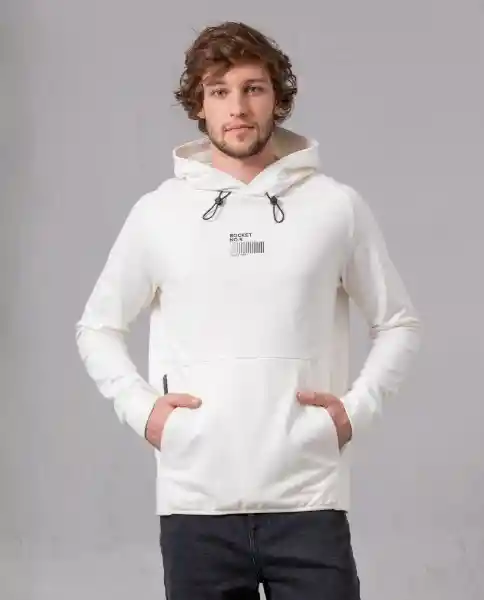 Buzo Hombre Crudo Marfil Claro Talla S 90212 Rifle