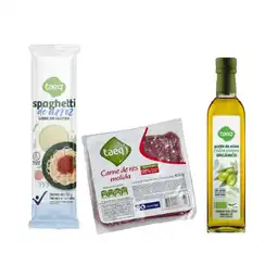 Combo Aceite Oliva Extra + Carne Molida + Spaghetti Arroz Taeq