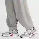 Nike Pantalón M Club Ft Oversized de Hombre Gris Talla M