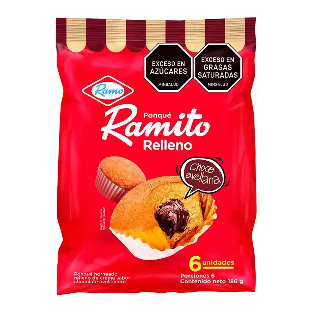 Ramito Relleno Pnq Indv Choco (6Undx31 g)