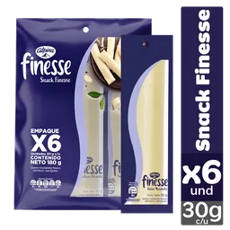 Queso Finesse Snack x6 Und 30 g