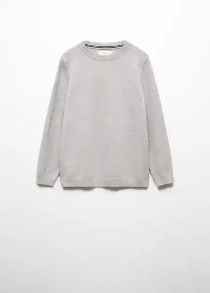 Jersey Hugo5 Gris Medio Vigore Talla 12 Niños Mango