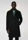 Abrigo Dalan-I Negro Talla XS Hombre Mango