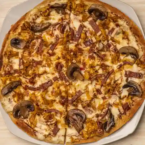 Pizza Mostaza y Tocineta