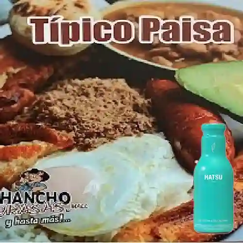 Combo Tipico Paisa + Hatsu Azul 400 ml