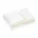 Casaideas Plumón Microfibra 2 en 1 Doble Blanco Diseño 0001