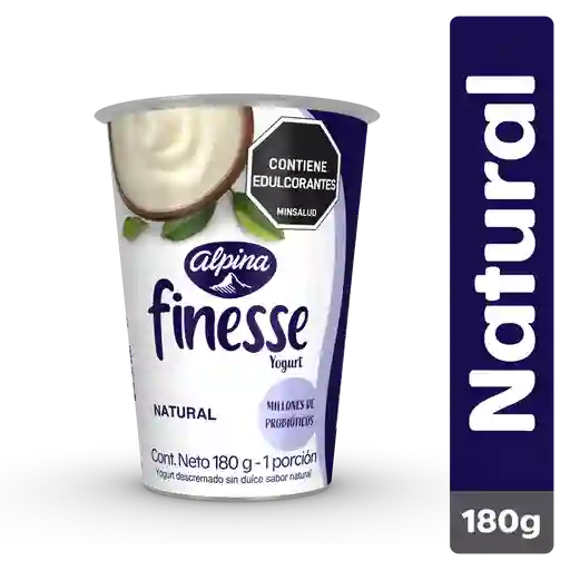 Finesse Yogurt con Probióticos Sabor Natural