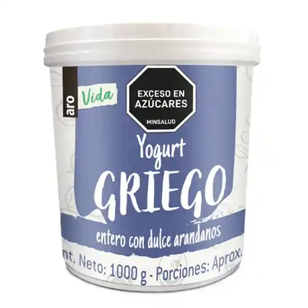 Aro Yogur Griego Vida Arándano