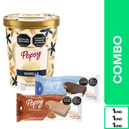 Combo Popsy Litro Vainilla + Paleta Mixta
