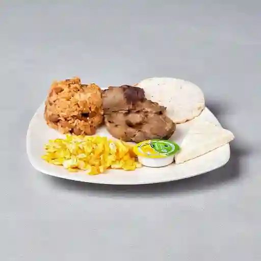 Calentado con Carne de Res