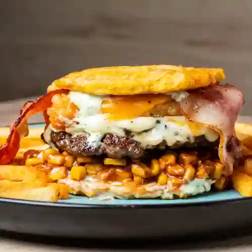 Hamburguesa Patacón Bacon Cheese