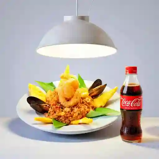 Combo Arroz Mar de Piero + Coca Cola Original 400 ml