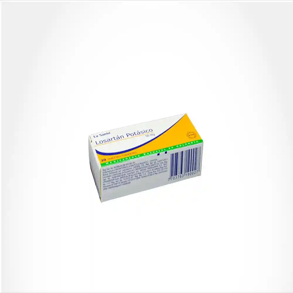 La Santé Losartán Potásico (50 mg) 30 Tabletas