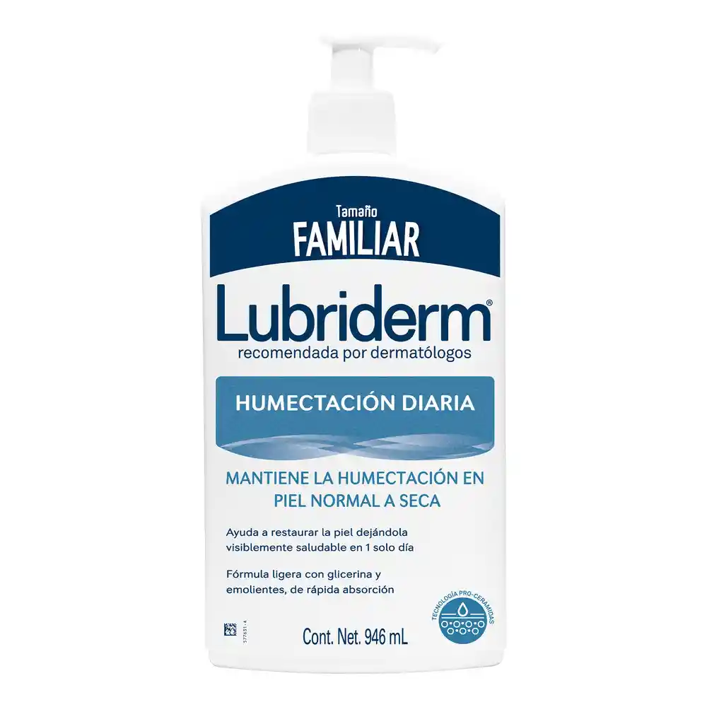 Crema Corporal LUBRIDERM Humectación Diaria 946 ML