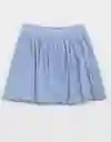Falda Aerie Azul Talla: MEDIUM 1568412 American Eagle