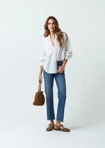 Camisa Mujer Crudo Puro Claro Talla S Naf Naf