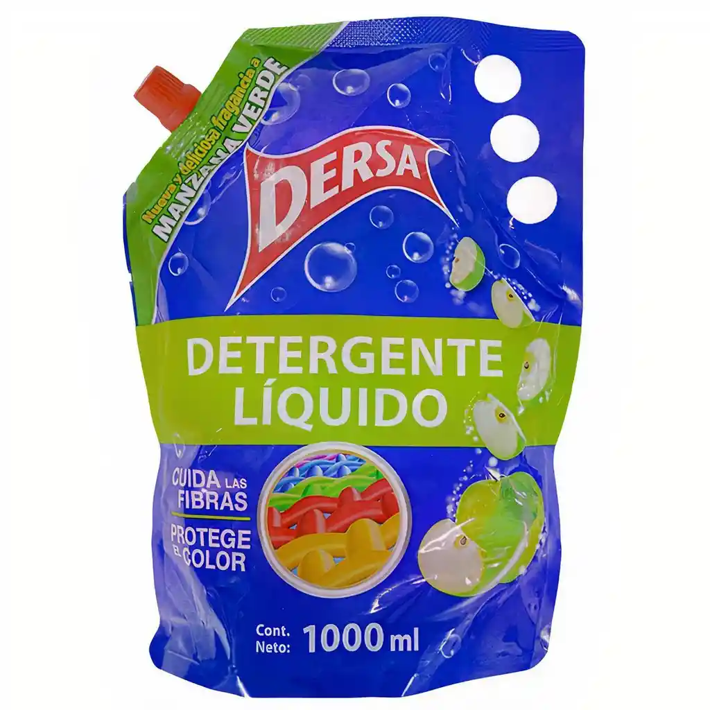 Dersa Detergente Liquido Manzana Verde