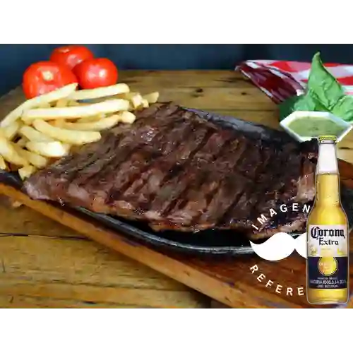 Combo Punta de Anca + Cerveza Corona Bot. 355ml